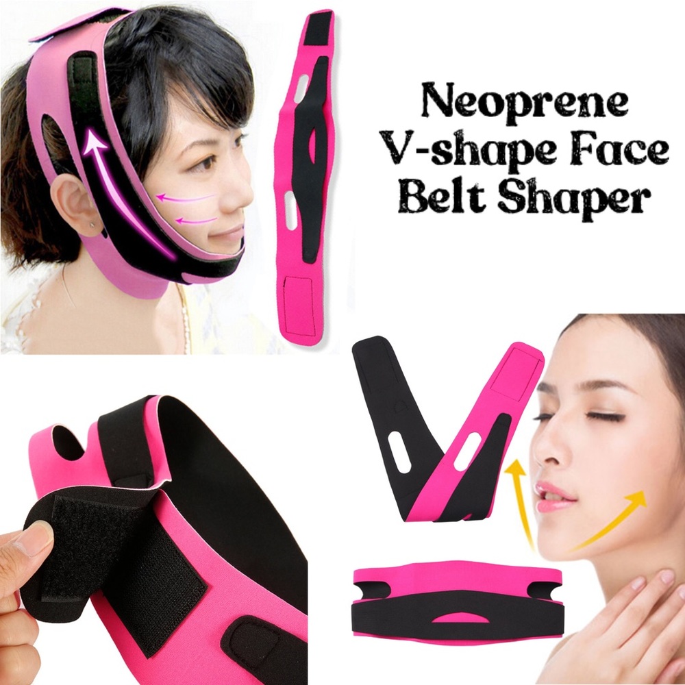 NEOPRENE FACE SHAPER SLIMMING JAW STRAP MASK